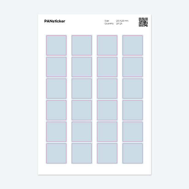 판스티커 정사각형