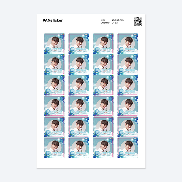 판스티커 정사각형