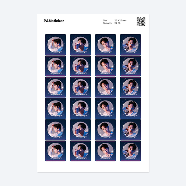 판스티커 정사각형