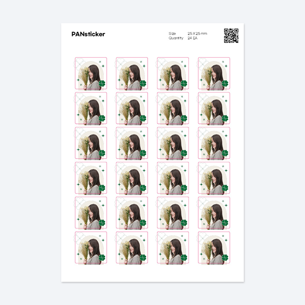 판스티커 정사각형