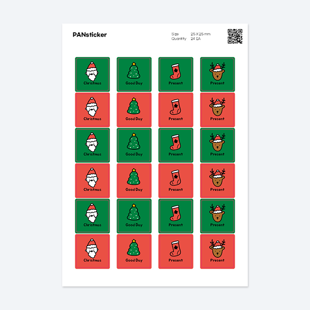 판스티커 정사각형