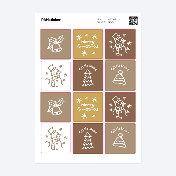 판스티커 정사각형