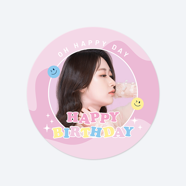 원형 스티커
