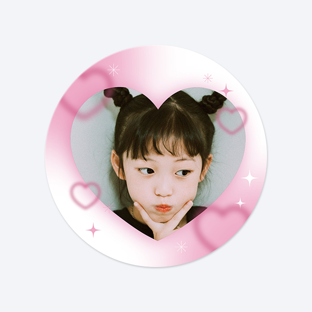 원형 스티커