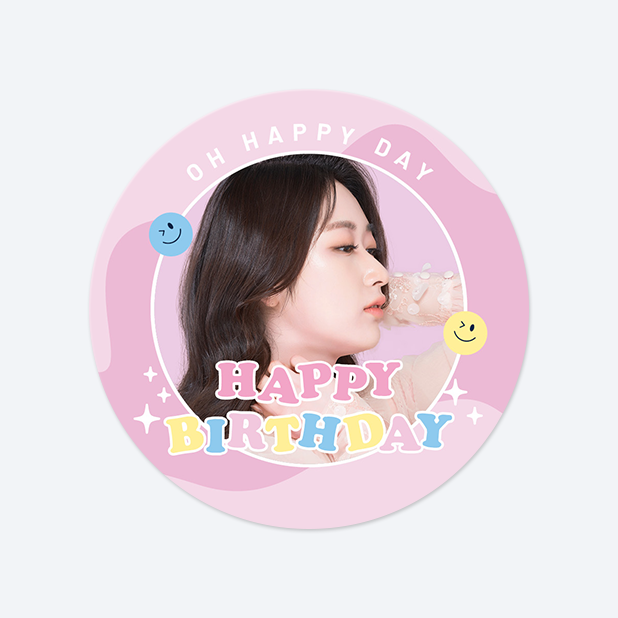 원형 스티커