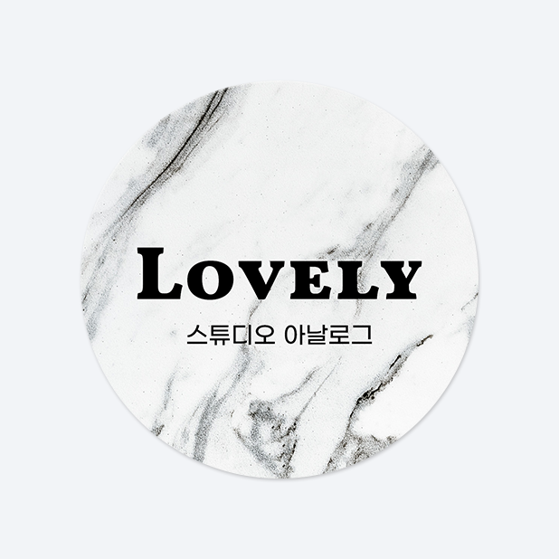 원형 스티커