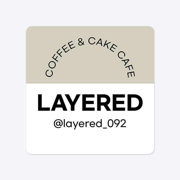 사각라운드형 스티커