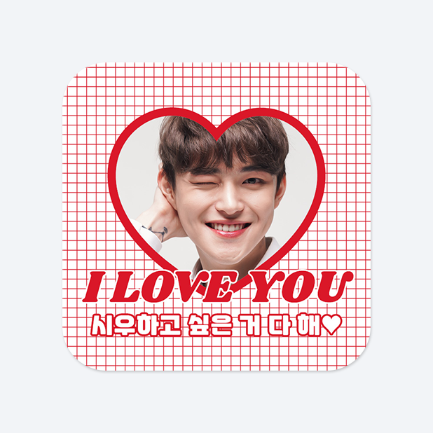 사각라운드형 스티커