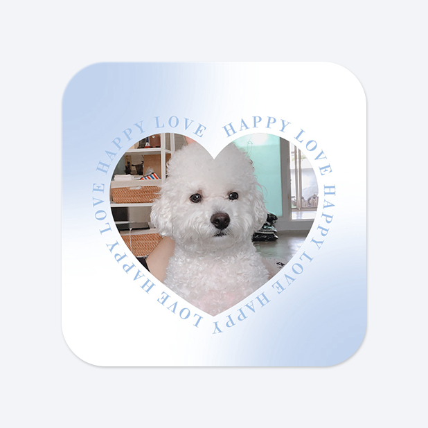 사각라운드형 스티커