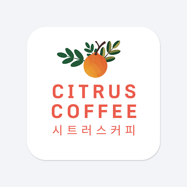 사각라운드형 스티커