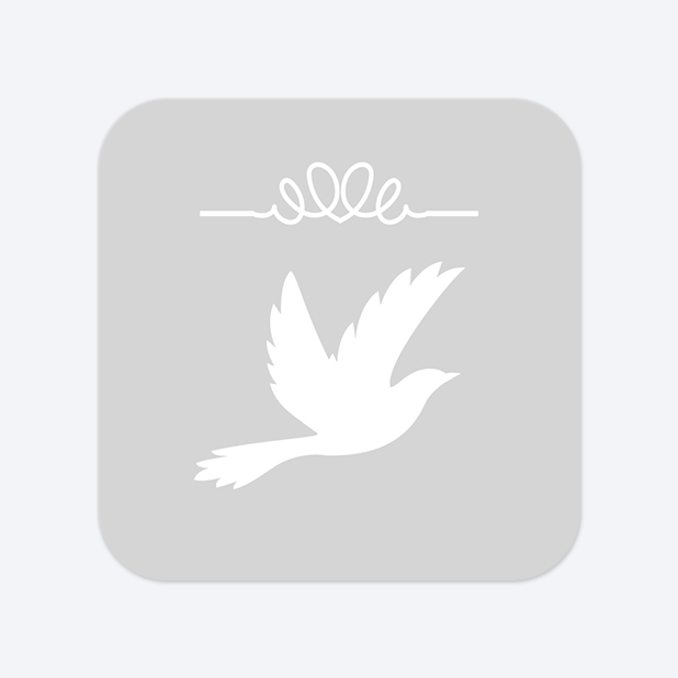 사각라운드형 스티커