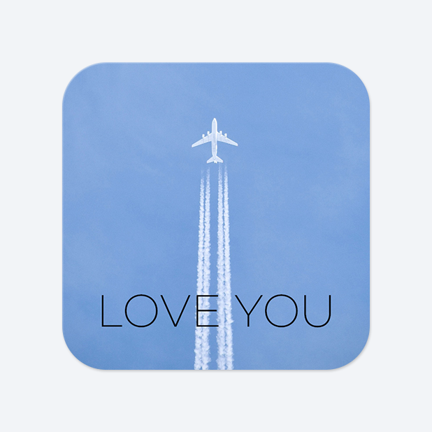 사각라운드형 스티커