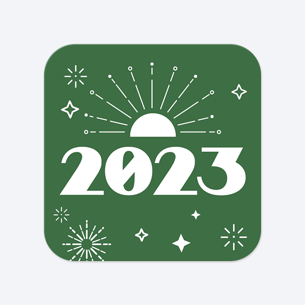 사각라운드형 스티커