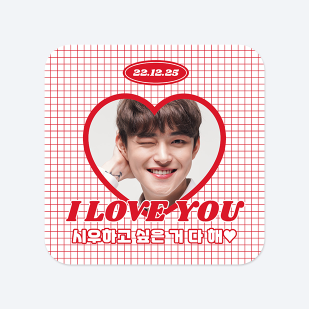 사각라운드형 스티커