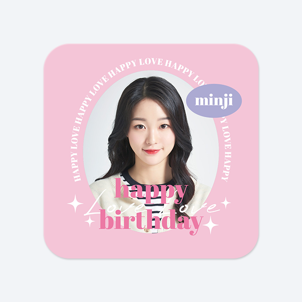 사각라운드형 스티커