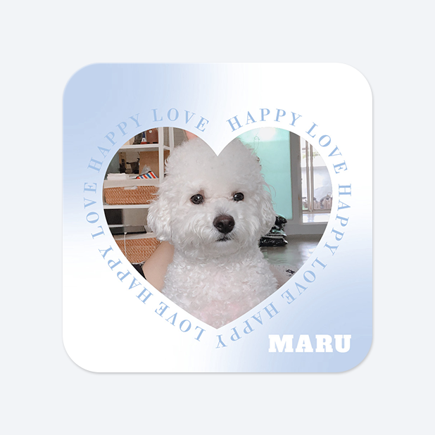 사각라운드형 스티커