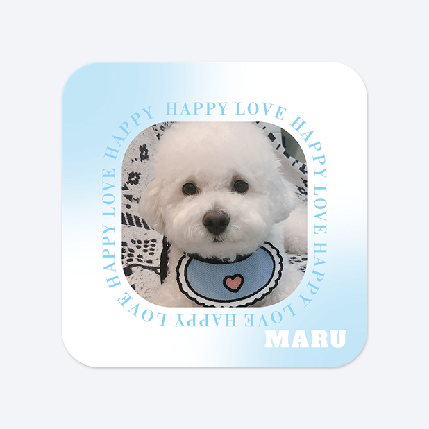 사각라운드형 스티커