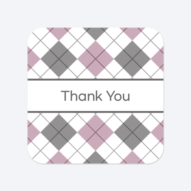 사각라운드형 스티커