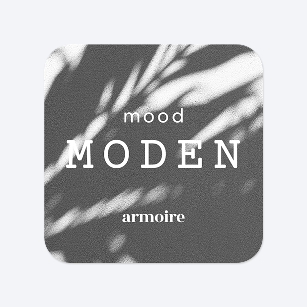 사각라운드형 스티커