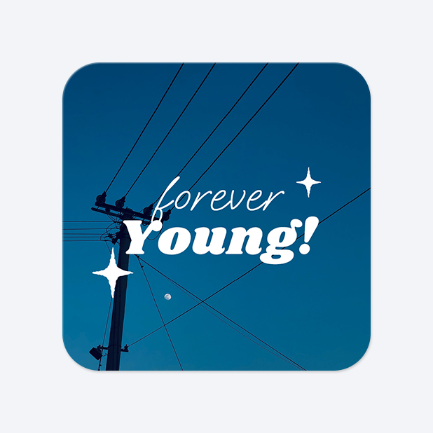 사각라운드형 스티커