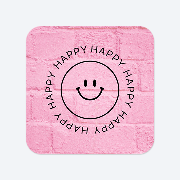 사각라운드형 스티커