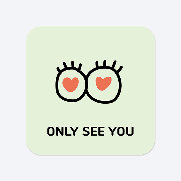 사각라운드형 스티커