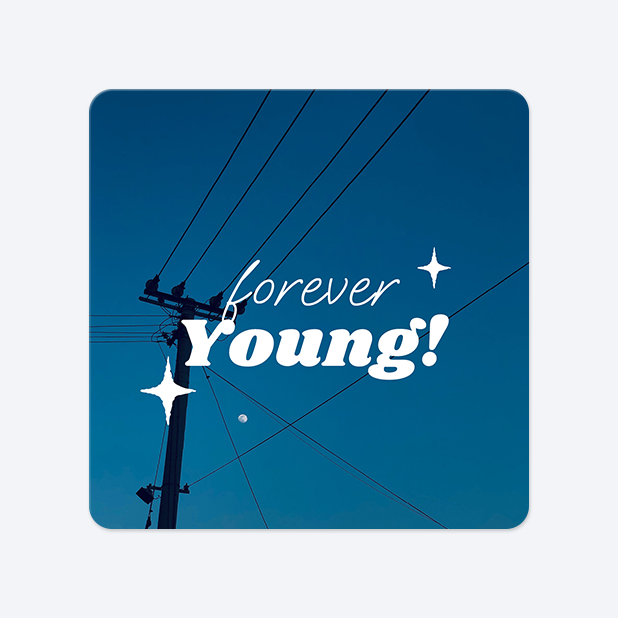 사각라운드형 스티커