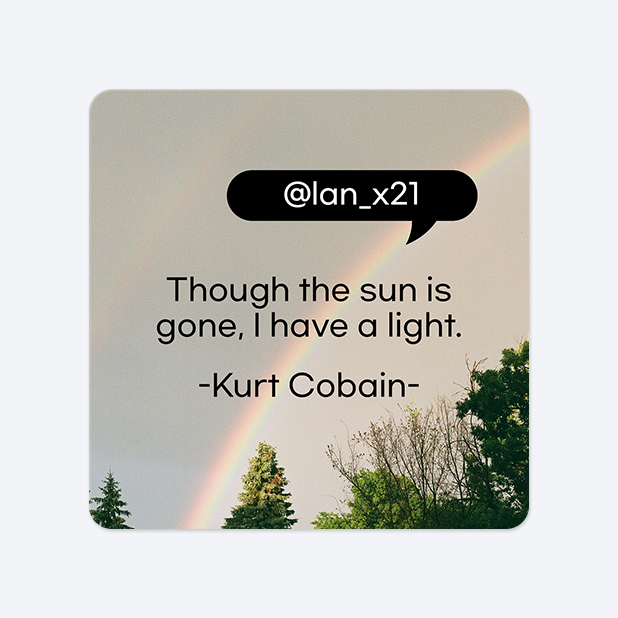 사각라운드형 스티커