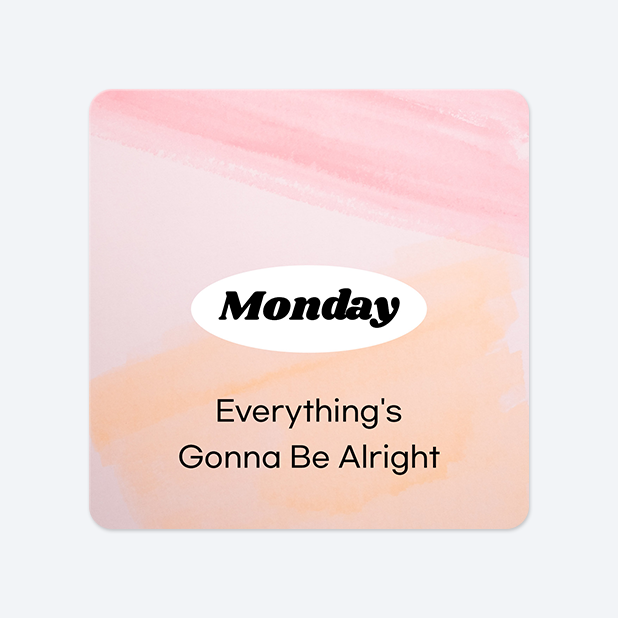 사각라운드형 스티커